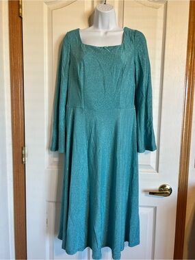 Berylove Teal Special Occasion Dress